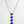 Load image into Gallery viewer, LAPIS LAZULI HEARTS ADJUSTABLE LARIAT BY HESPERA 16-18&quot; (RB35)
