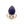 Load image into Gallery viewer, (MARKDOWN ALERT!) CHAROITE &amp; FACETED WHITE QUARTZ ROSE GOLD RING (SIZE 7 AND ABOVE) (DF6)
