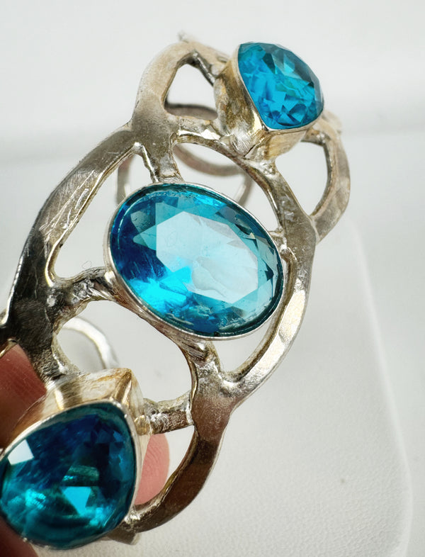 LONDON BLUE TOPAZ ADJUSTABLE CUFF