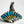 Load image into Gallery viewer, SLEEPING BEAUTY TURQUOISE WITH BLUE SPIDER OPAL &amp; MOTHER OF PEARL HEADDRESS RING SIZE 9 (MW85)
