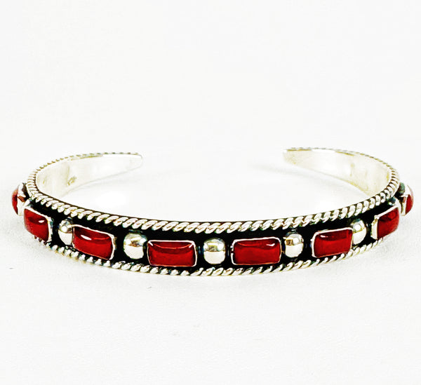 ITALIAN CORAL ADJUSTABLE CUFF (MW101)