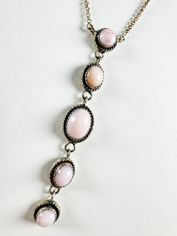 PINK CONCH ADJUSTABLE LARIAT 18-20" (RB36)