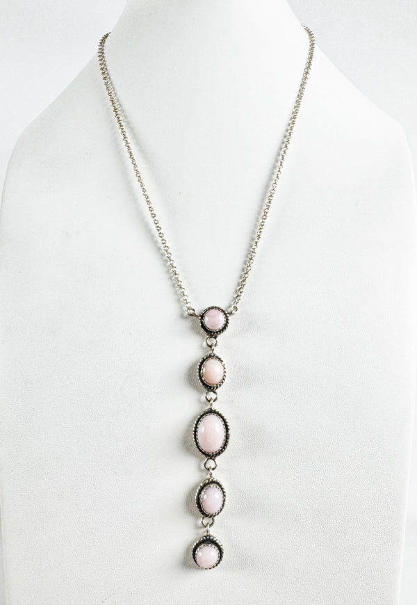 PINK CONCH ADJUSTABLE LARIAT 18-20" (RB36)