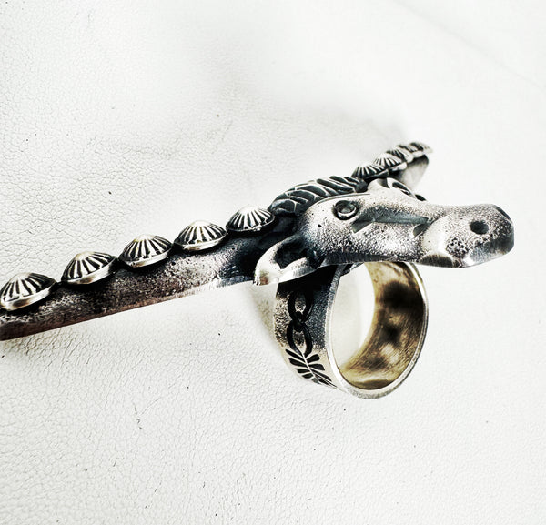 KEVIN BILLAH LONGHORN ADJUSTABLE RING(MW63)