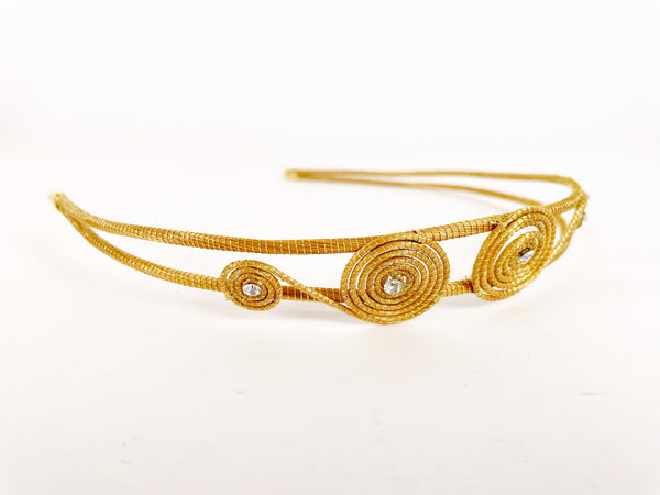 GOLDEN GRASS TIARA