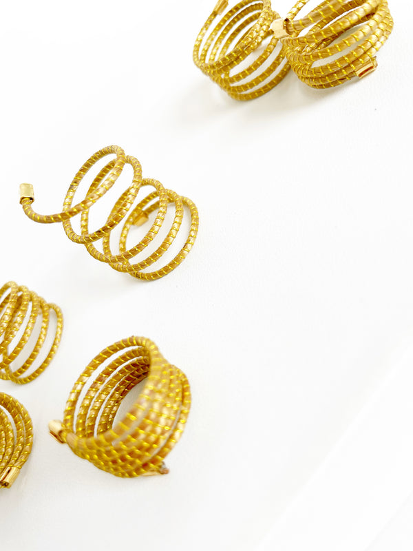 GOLDEN GRASS RINGS