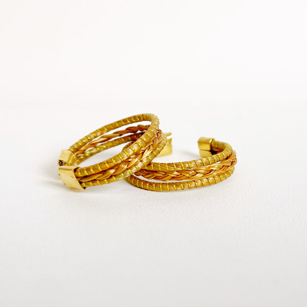 GOLDEN GRASS RINGS