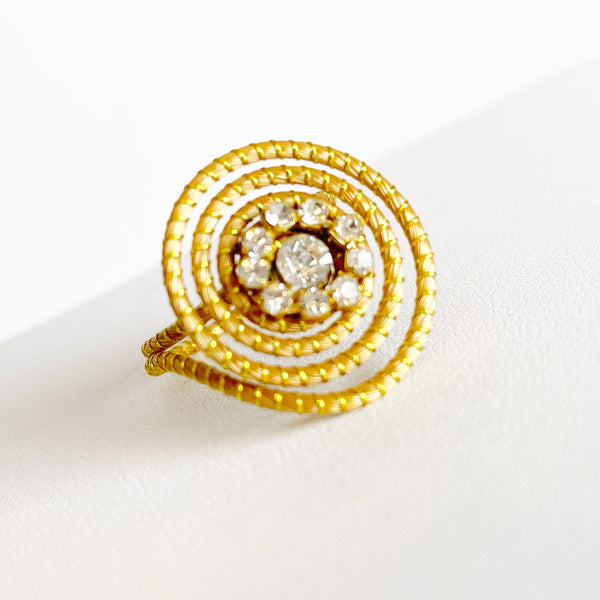 GOLDEN GRASS RINGS