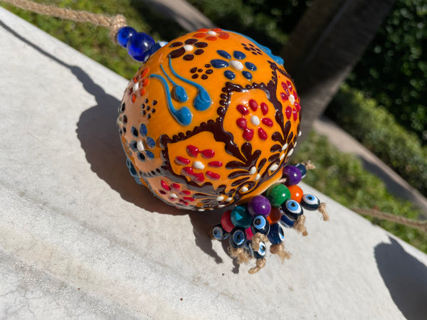 TURKISH CERAMIC HANGING ORNAMENT (POMEGRANATES)