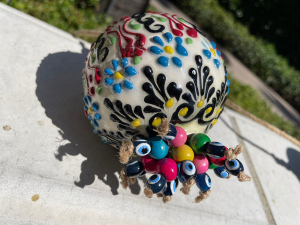 TURKISH CERAMIC HANGING ORNAMENT (POMEGRANATES)