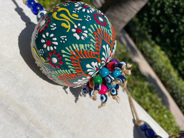 TURKISH CERAMIC HANGING ORNAMENT (POMEGRANATES)