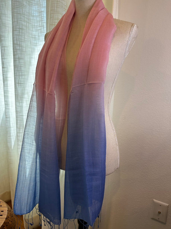 SILK & CASHMERE BLEND OMBRE PASHMINA