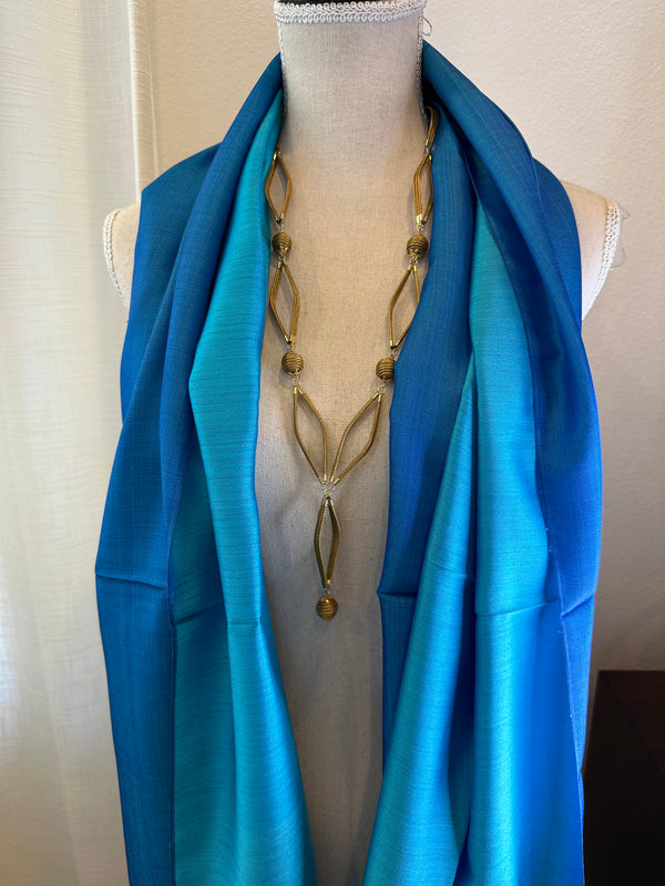 SILK REVERSIBLE NEPALI PASHMINA